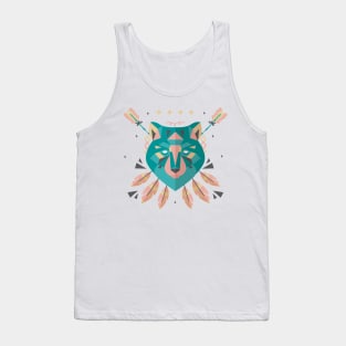 Ethnic Wolf Tank Top